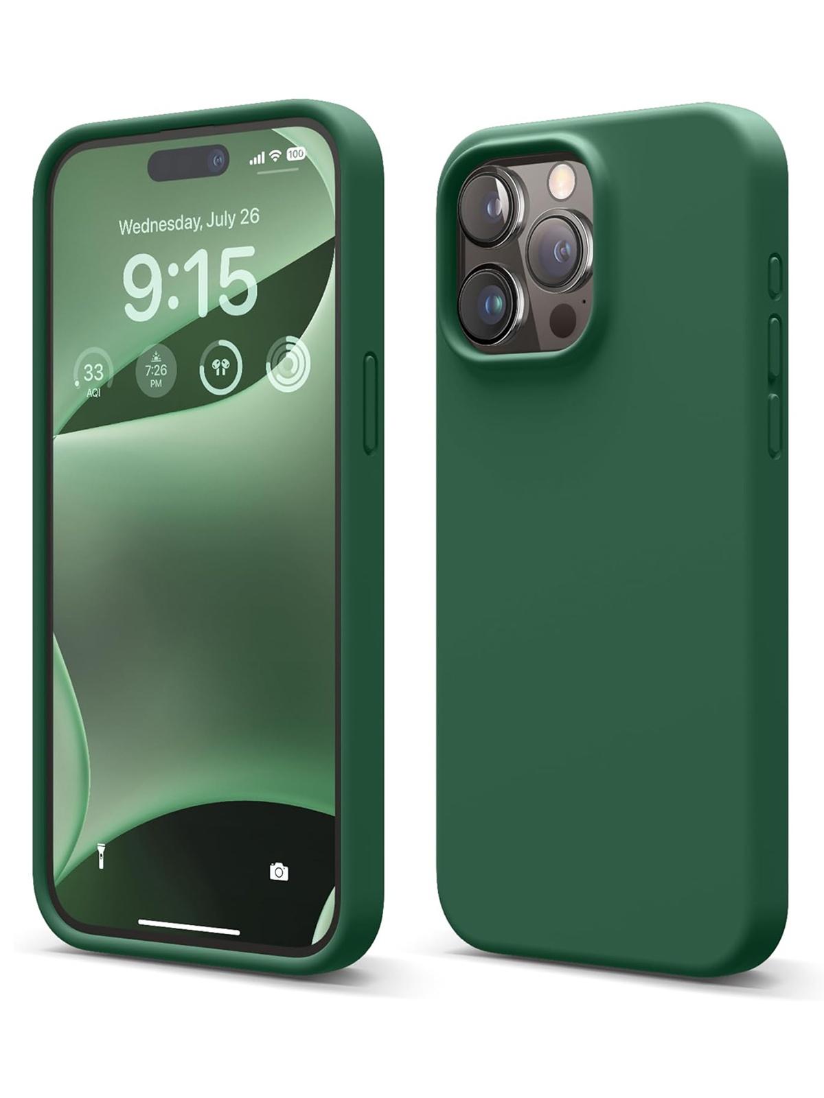 

Чехол Elago для iPhone 15 Pro Max силиконовый с покрытием Soft-touch, желтый, Soft silicone