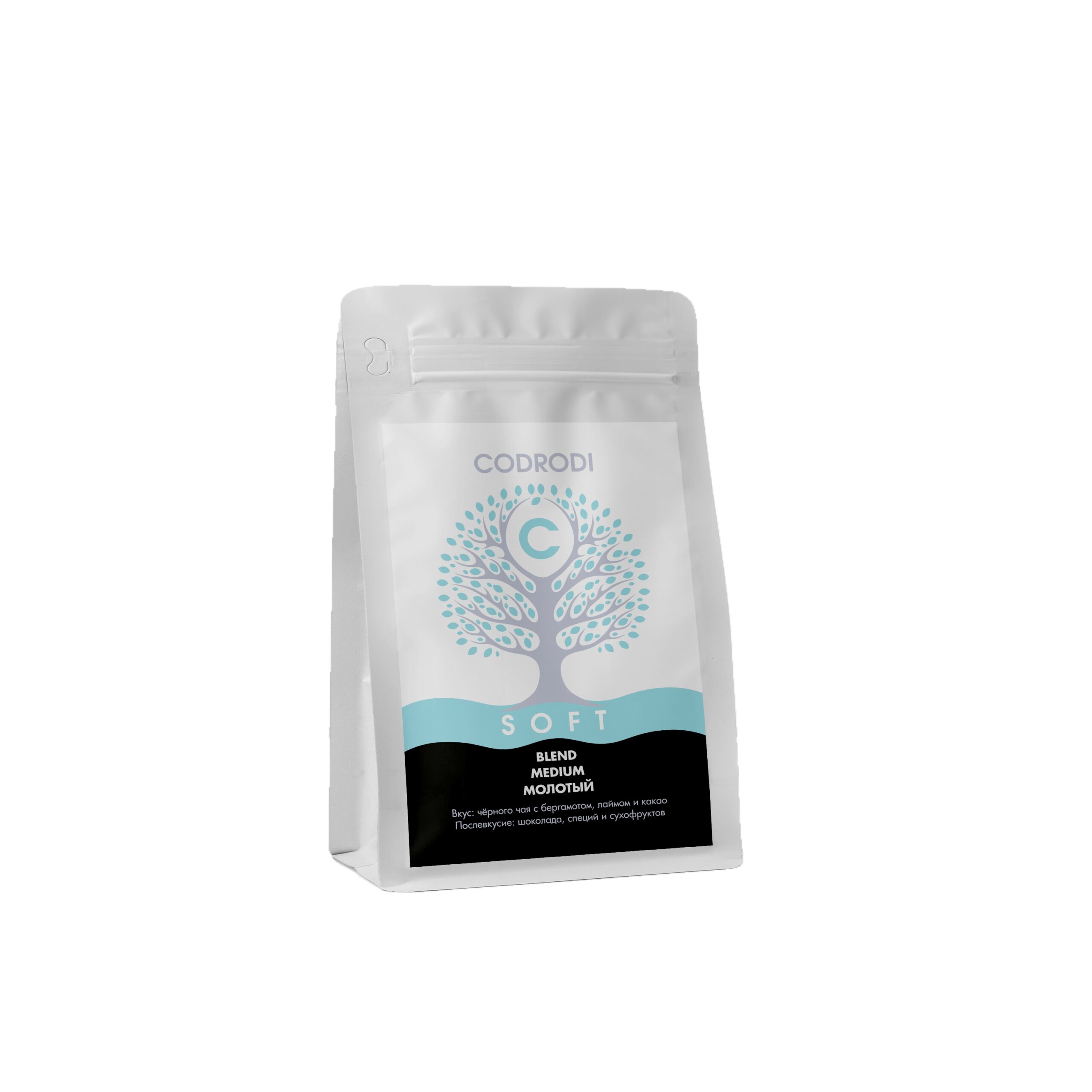 

Кофе молотый Codrodi Blend SOFT Бразилия/Эфиопия, 250 гр, Soft