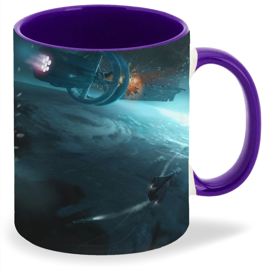 

Кружка CoolPodarok elite dangerous Битва в космосе Корабли Выстрелы, elite dangerous Битва в космосе Корабли Выстрелы