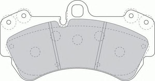 

Колодки Vw Тоuаrеg/Роrsсн Саyеnnе FERODO fdb1625