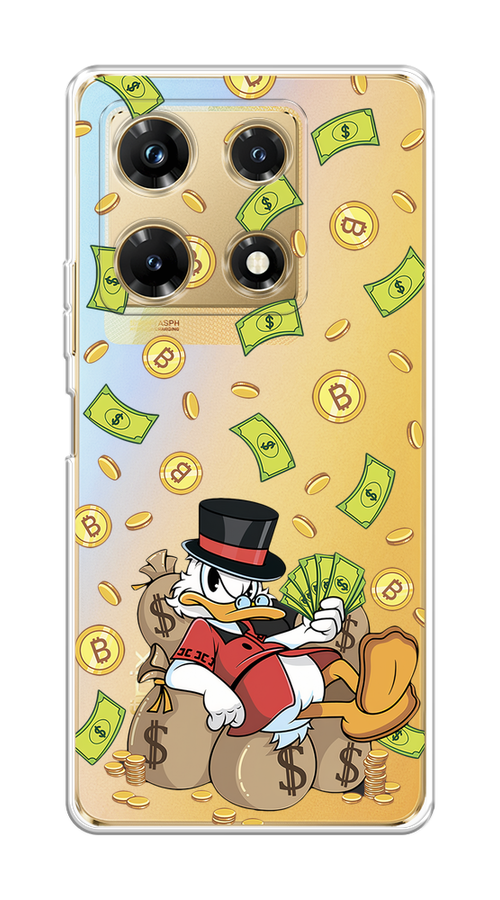 

Чехол Homey на Infinix Note 30 Pro "Скрудж Макдак в красном", Красный;черный;коричневый;прозрачный, 3104550-1