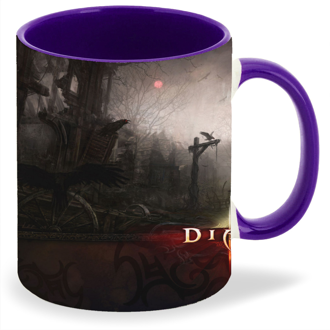 

Кружка CoolPodarok Diablo 3 Вороны Виселица, Diablo 3 Вороны Виселица