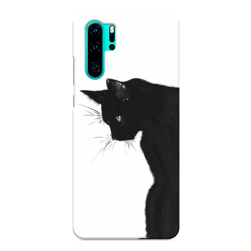 фото Чехол awog "black cat" для huawei p30 pro