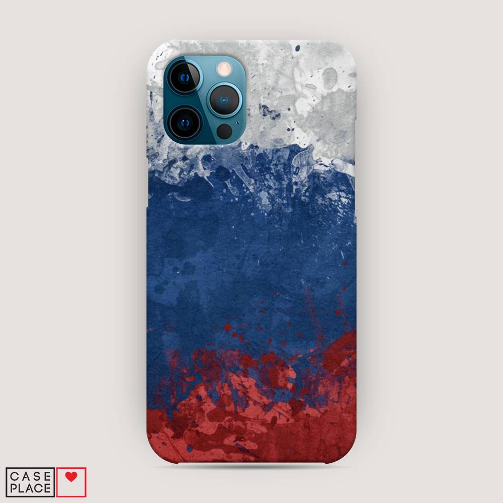 

Пластиковый чехол "Флаг России неровный" на Apple iPhone 12 Pro Max, 12720-4