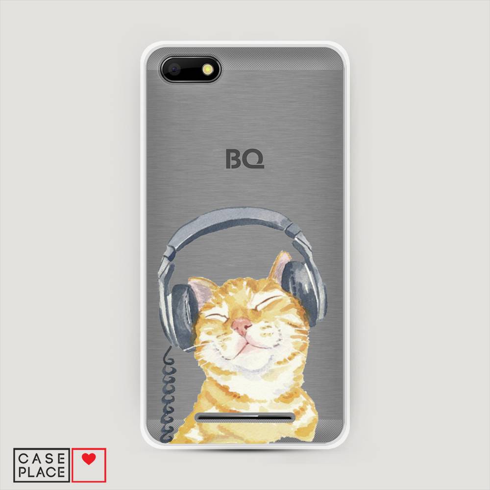 

Чехол Awog "Кот меломан" для BQ BQS-5020