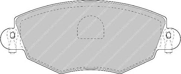 фото Колодки fоrd моndео 1.8-2.5l 2000=> ferodo fdb1425