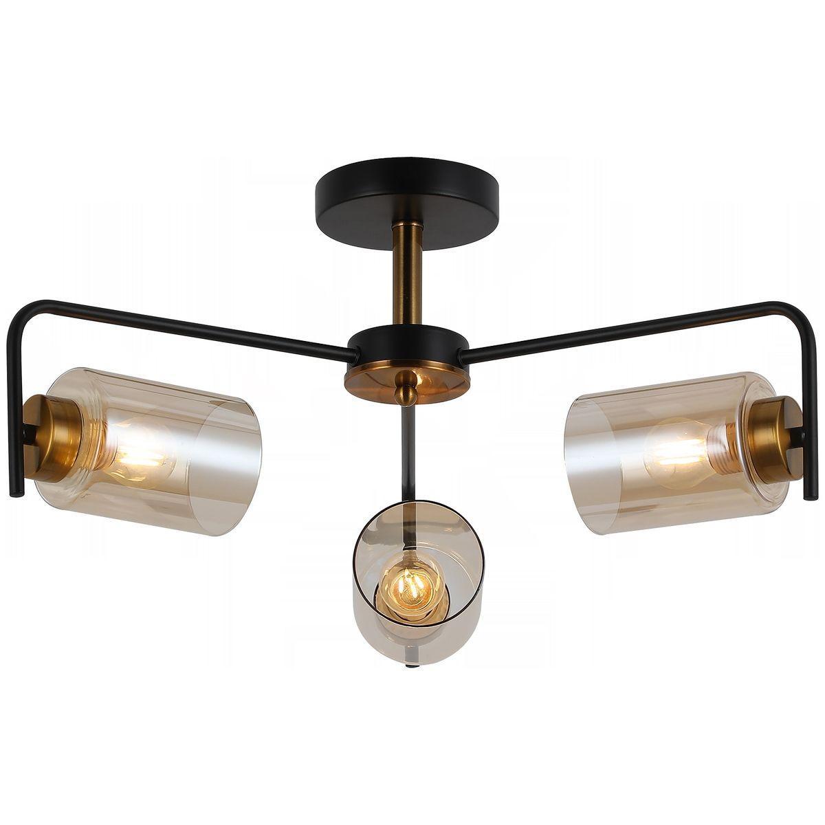 

Потолочная люстра Illumico IL8248-3COU-79 BK GD