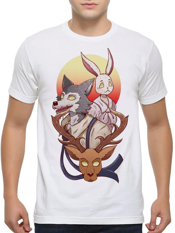 

Футболка мужская DreamShirts Studio Beastars / Выдающиеся звери / Аниме / белая M, Белый, Beastars / Выдающиеся звери / Аниме /