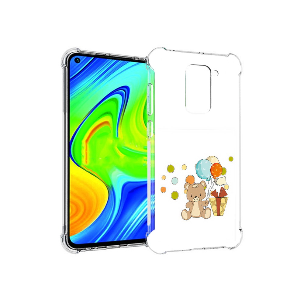 Чехол MyPads Tocco для Xiaomi Redmi Note 9 медвеженок с подарком (PT150805.258.470)