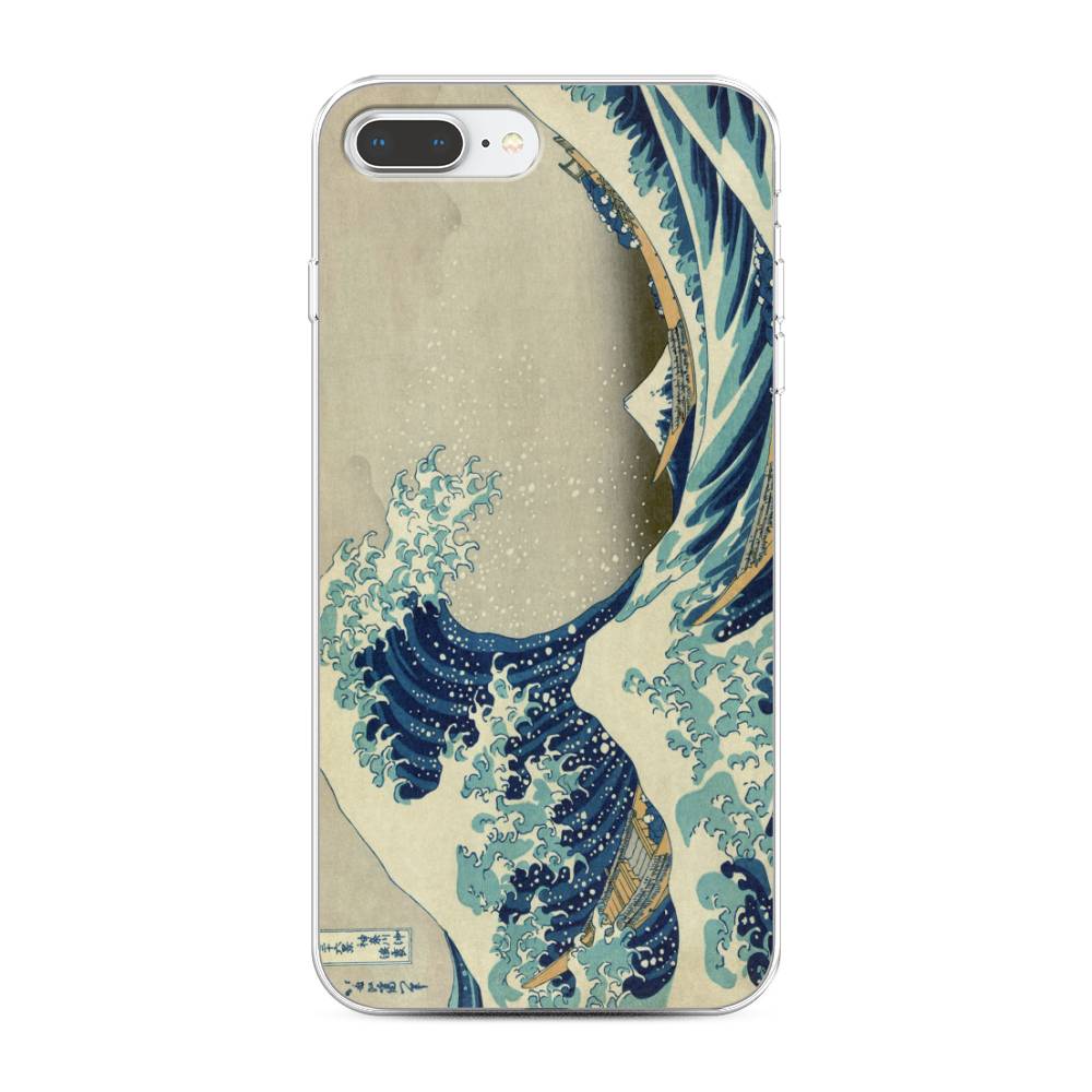 

Чехол Awog на Apple iPhone 8 Plus / Айфон 8 Plus "Большая волна в Канагаве", Разноцветный, 10950-9