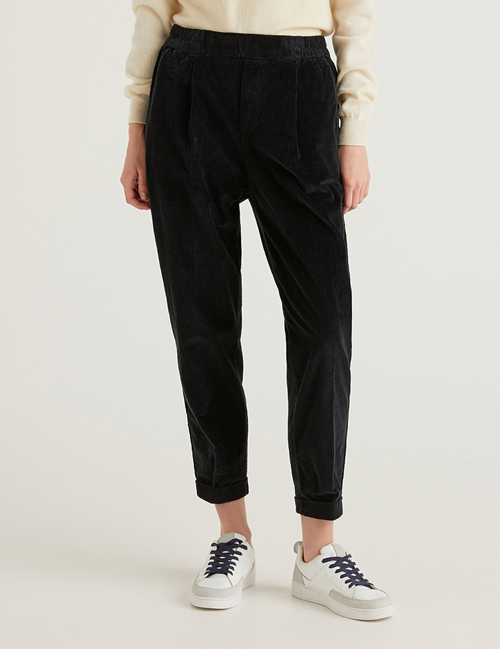 

Брюки женские United Colors of Benetton 21A_4HA2556K4 черные XS, 21A_4HA2556K4