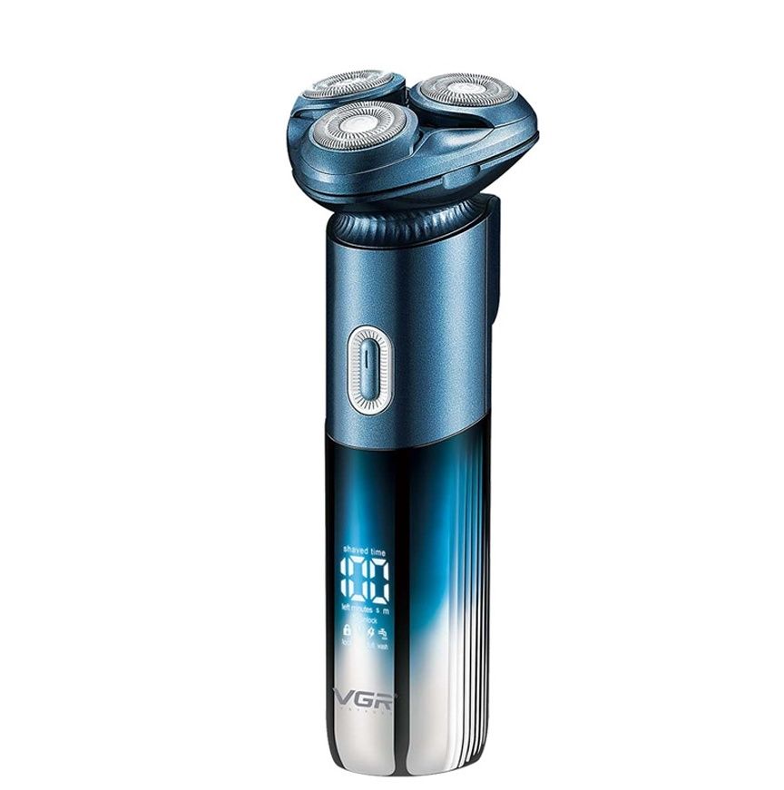 Электробритва VGR Professional V-392 синий фонарь ручной эра эра pb 701 пластик с ручкой на магните 3 вт б0052316
