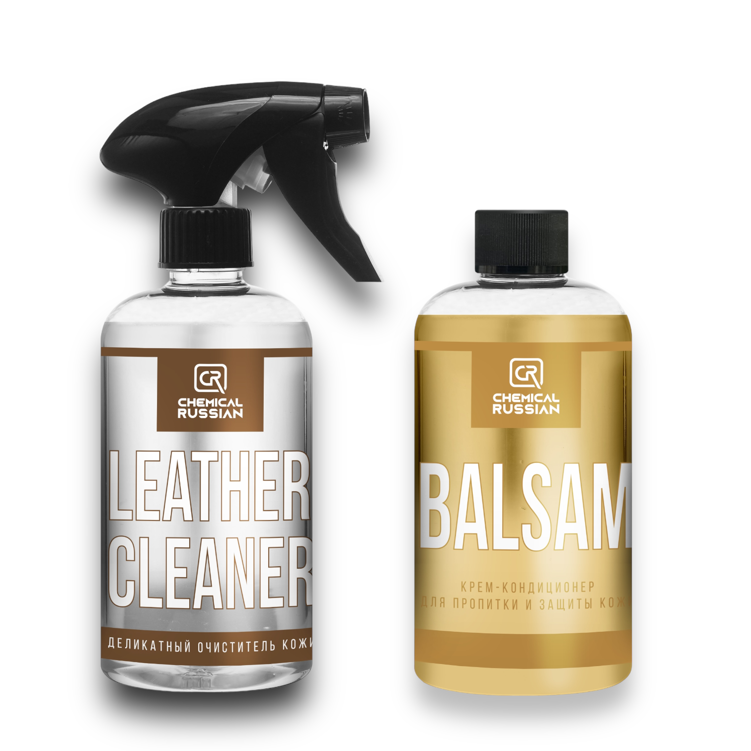 Комплект для кожи автомобиля Chemical Russian Leather Cleaner + Balsam 500+500 мл