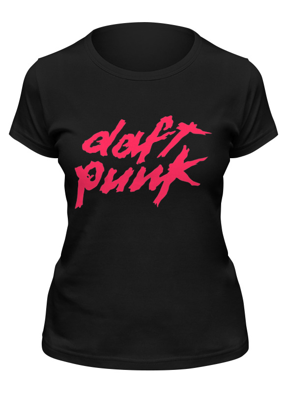 

Футболка женская Printio Daft punk черная XL, Черный, Daft punk