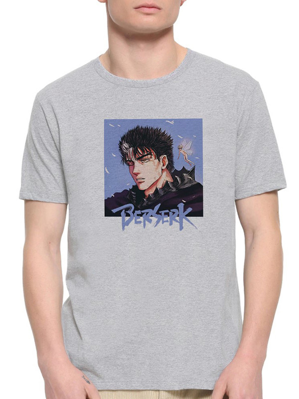 

Футболка мужская DreamShirts Studio Берсерк / Berserk / Аниме / серая 2XL, Серый, Берсерк / Berserk / Аниме /