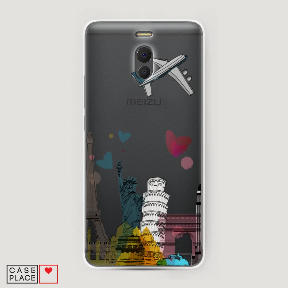 

Чехол Awog на Meizu M6 Note "Самолет путешествий", Желтый, 72150-10