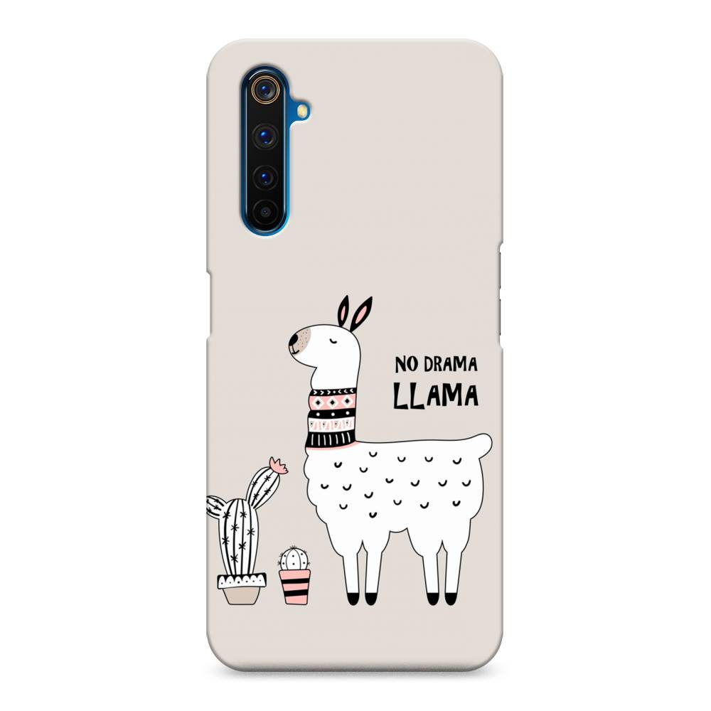 

Пластиковый чехол "No drama LLama" на Realme 6 Pro, 252820-1