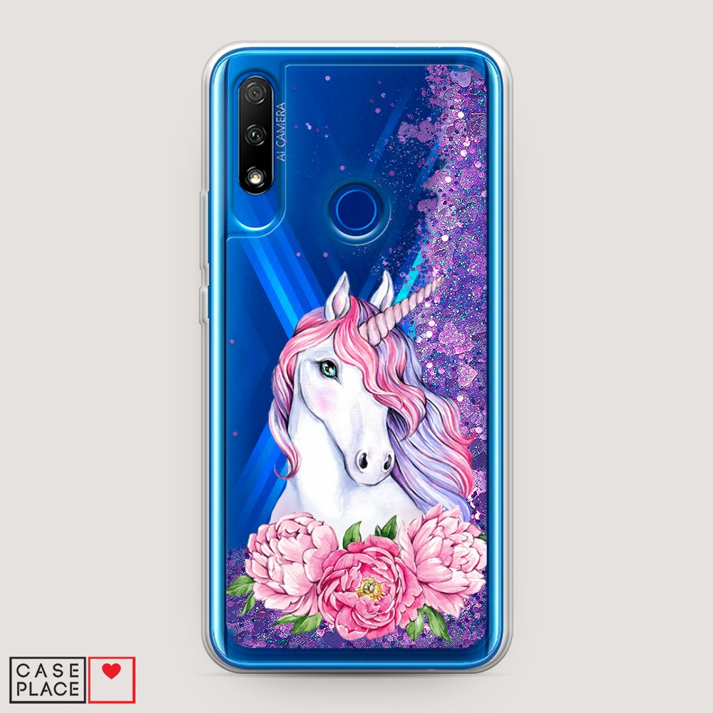 

Чехол Awog на Honor 9X "Единорог с пионами", Разноцветный, 69992-1
