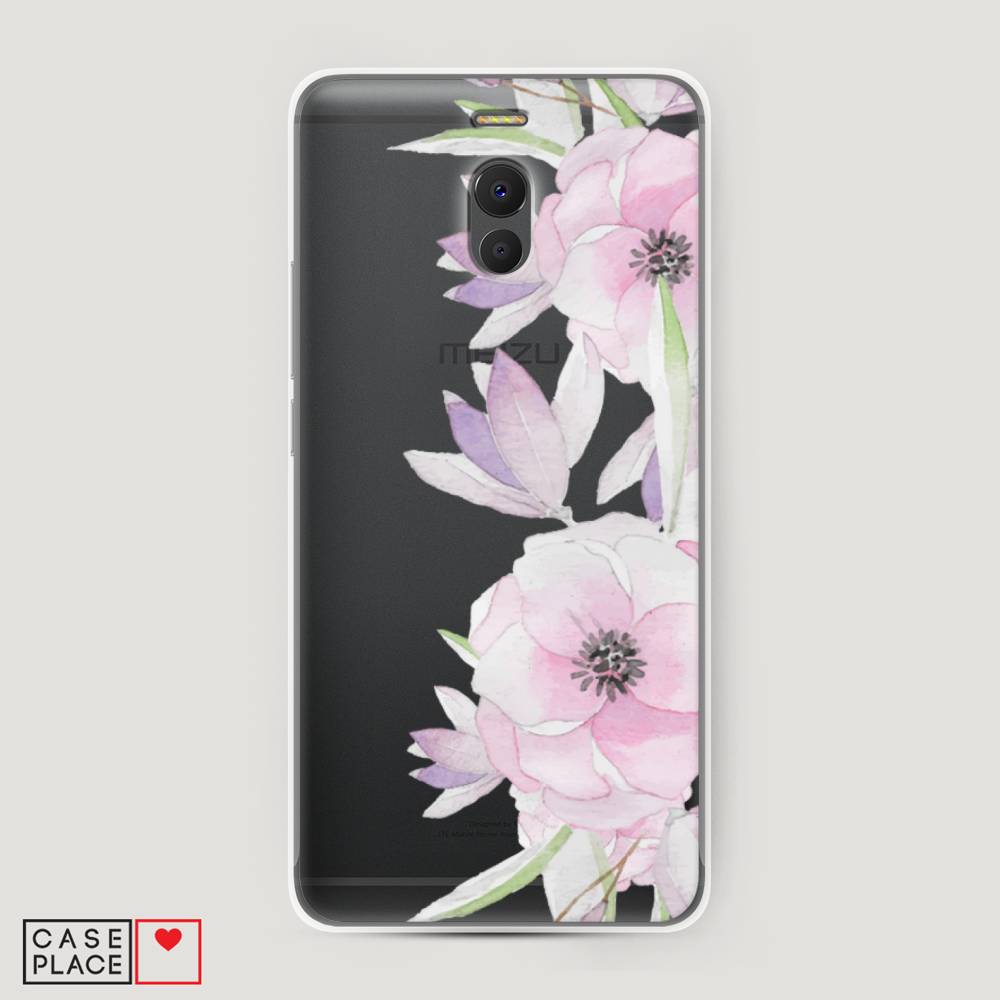 

Чехол Awog на Meizu M6 Note "Нежные анемоны", Розовый;черный;фиолетовый, 72150-8