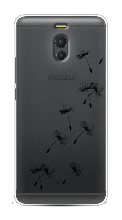 

Чехол Awog на Meizu M6 Note "Летящие одуванчики", Черный, 72150-8