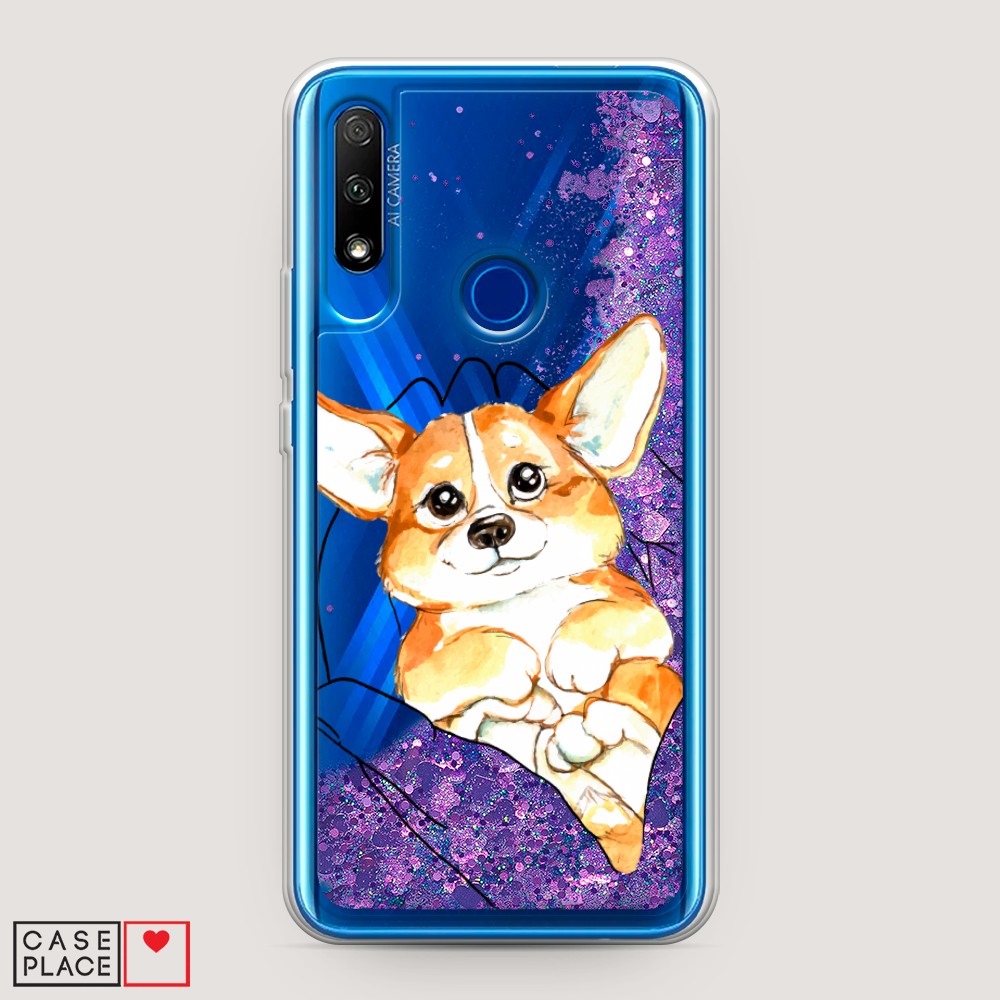 

Чехол Awog на Honor 9X "Корги в ладошках", Разноцветный, 69992-1