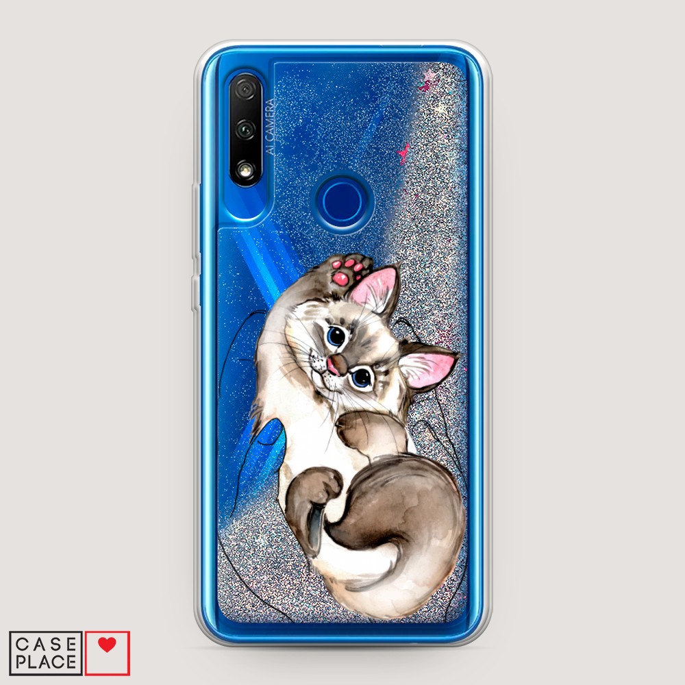 

Чехол Awog на Honor 9X "Котенок в ладошках", Разноцветный, 69991-1