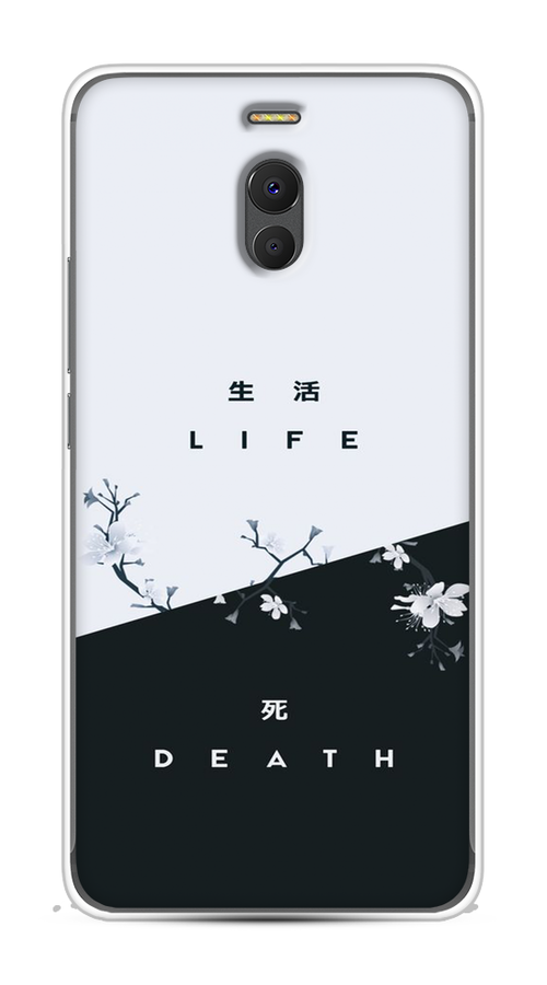 

Чехол Awog на Meizu M6 Note "Life and death", Черный;серый, 72150-7