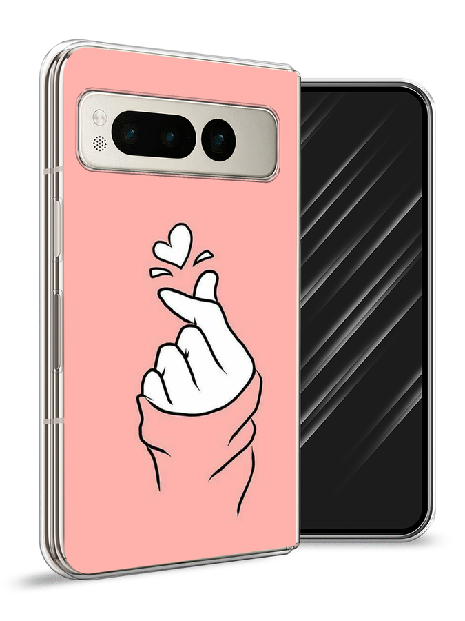 

Чехол Awog на Google Pixel Fold "Любовь-щелк", Оранжевый, 271850-1