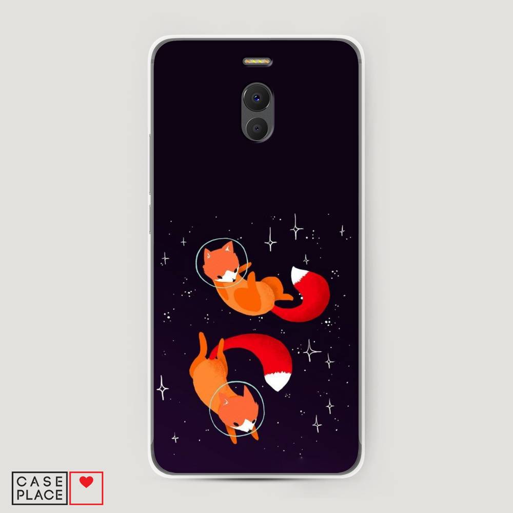 

Чехол Awog на Meizu M6 Note "Лисы космонавты", Оранжевый, 72150-4