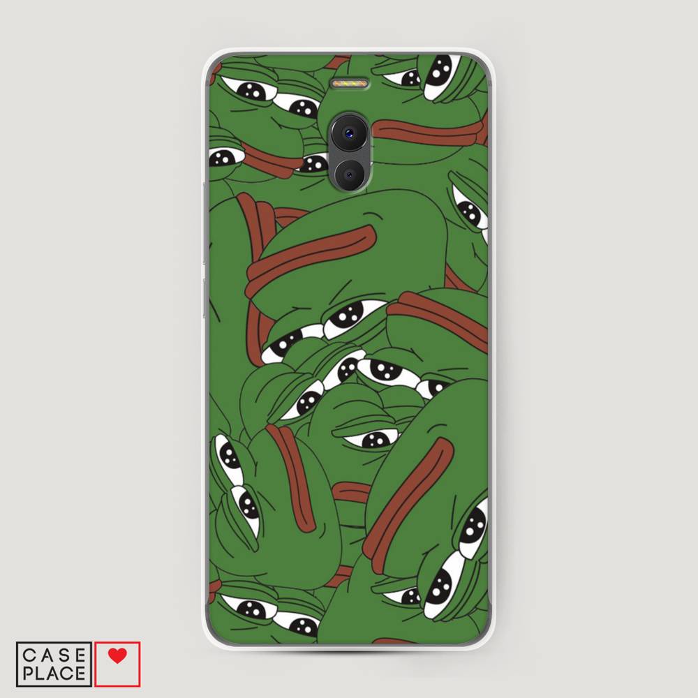 

Чехол Awog на Meizu M6 Note "Печальный frog", Зеленый;белый, 72150-9
