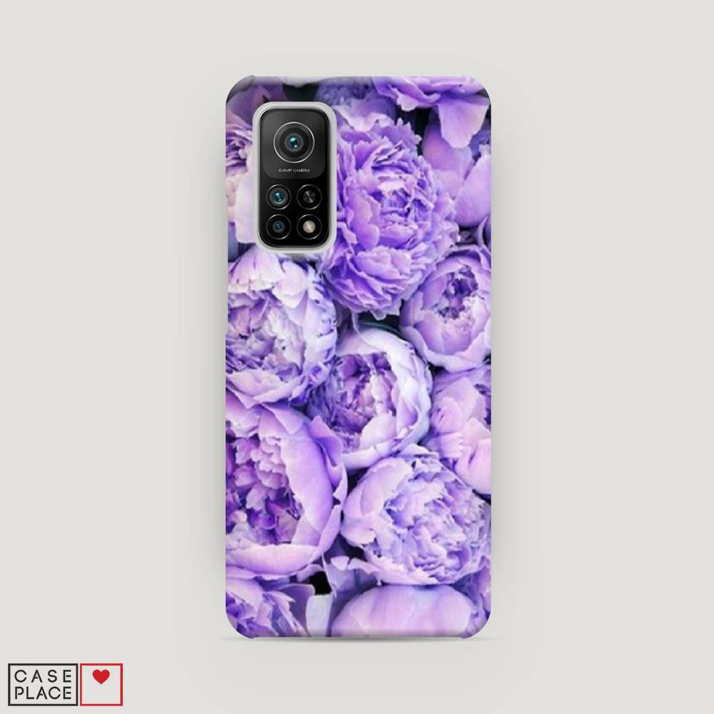 

Пластиковый чехол "Пионы сиреневые" на Xiaomi Mi 10T, 39320-6