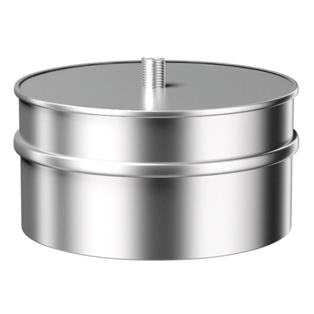 

Заглушка тройника сэндвич Flue Line d210х150 мм оцинкованная сталь 0,5 мм + матовая 0,5 мм, Серебристый