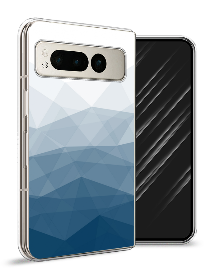 

Чехол Awog на Google Pixel Fold "Абстракция небо", Синий;голубой;белый, 271850-1