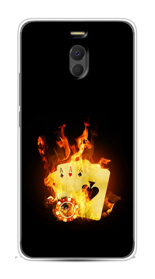 

Чехол Awog на Meizu M6 Note "Горящие карты", Черный;оранжевый, 72150-9