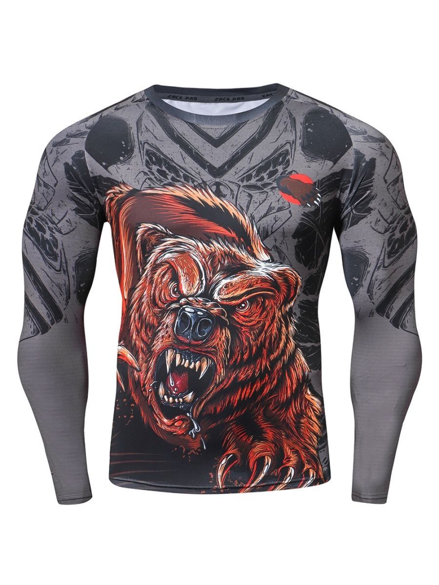 

Рашгард ZRCE JCZ19 L/S (M), Серый, JCZ19