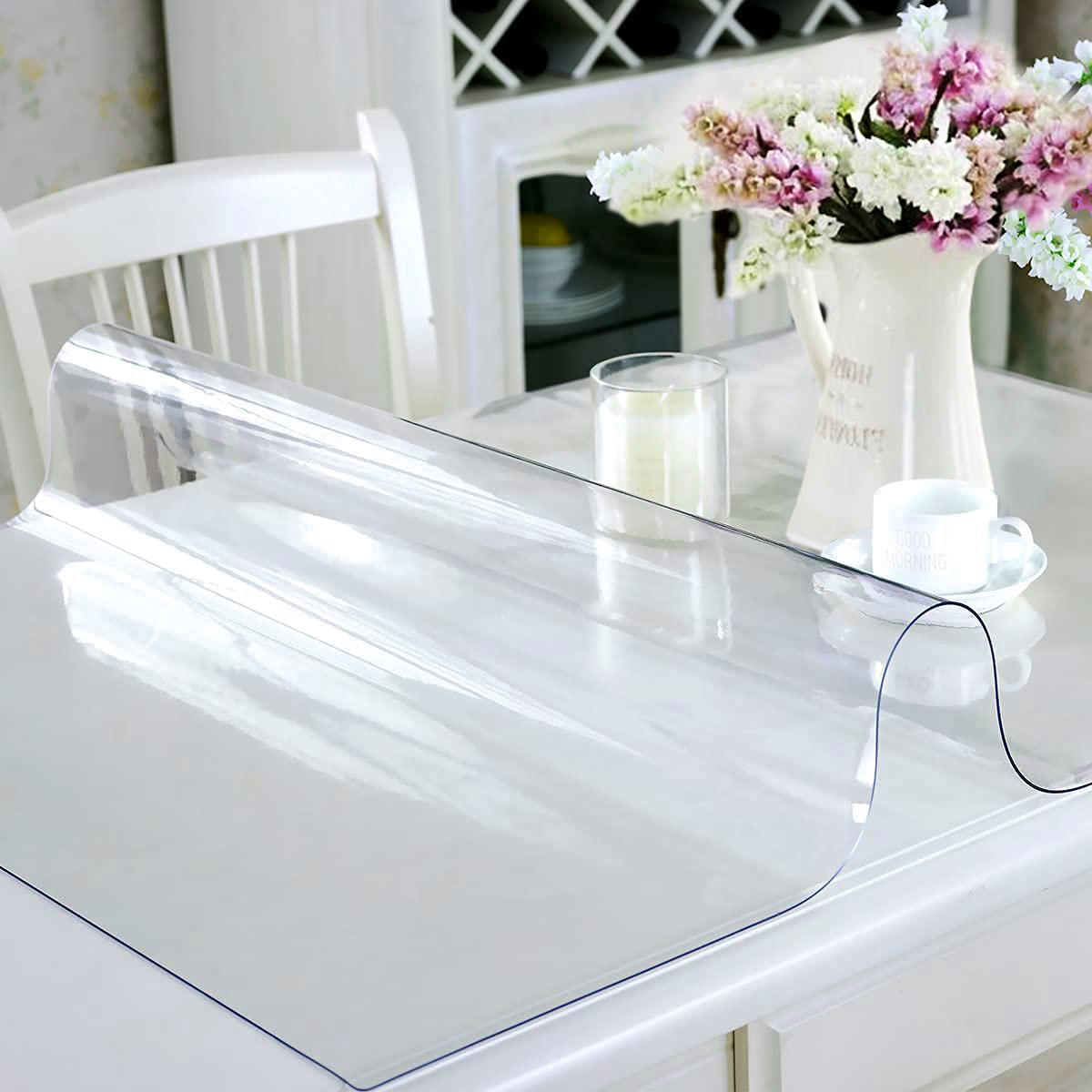 Скатерть ПВХ Karingbee силиконовый скраб-клеенка коврик 60х140 см 0,8 мм