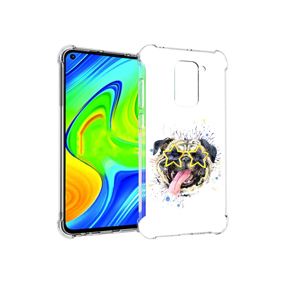 Чехол MyPads Tocco для Xiaomi Redmi Note 9 мопс боксер (PT150805.258.482)