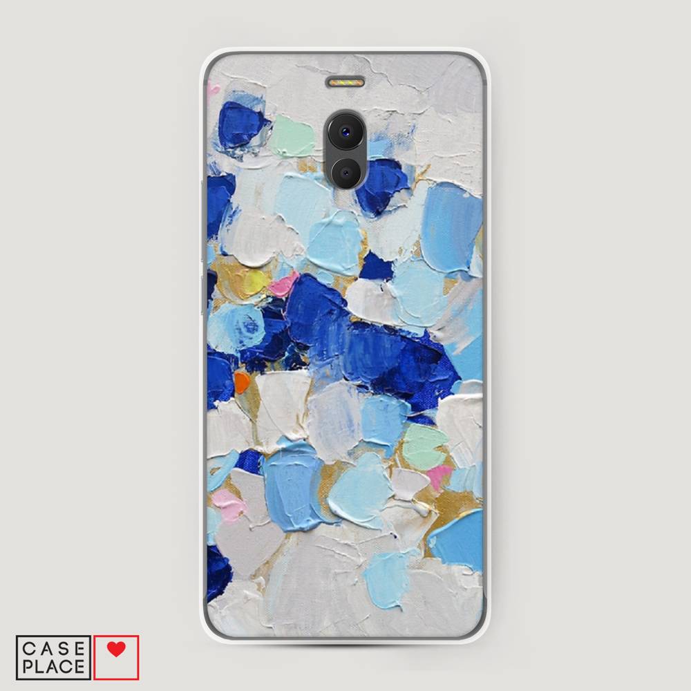 

Чехол Awog на Meizu M6 Note "Холст сине-белый", Синий, 72150-10