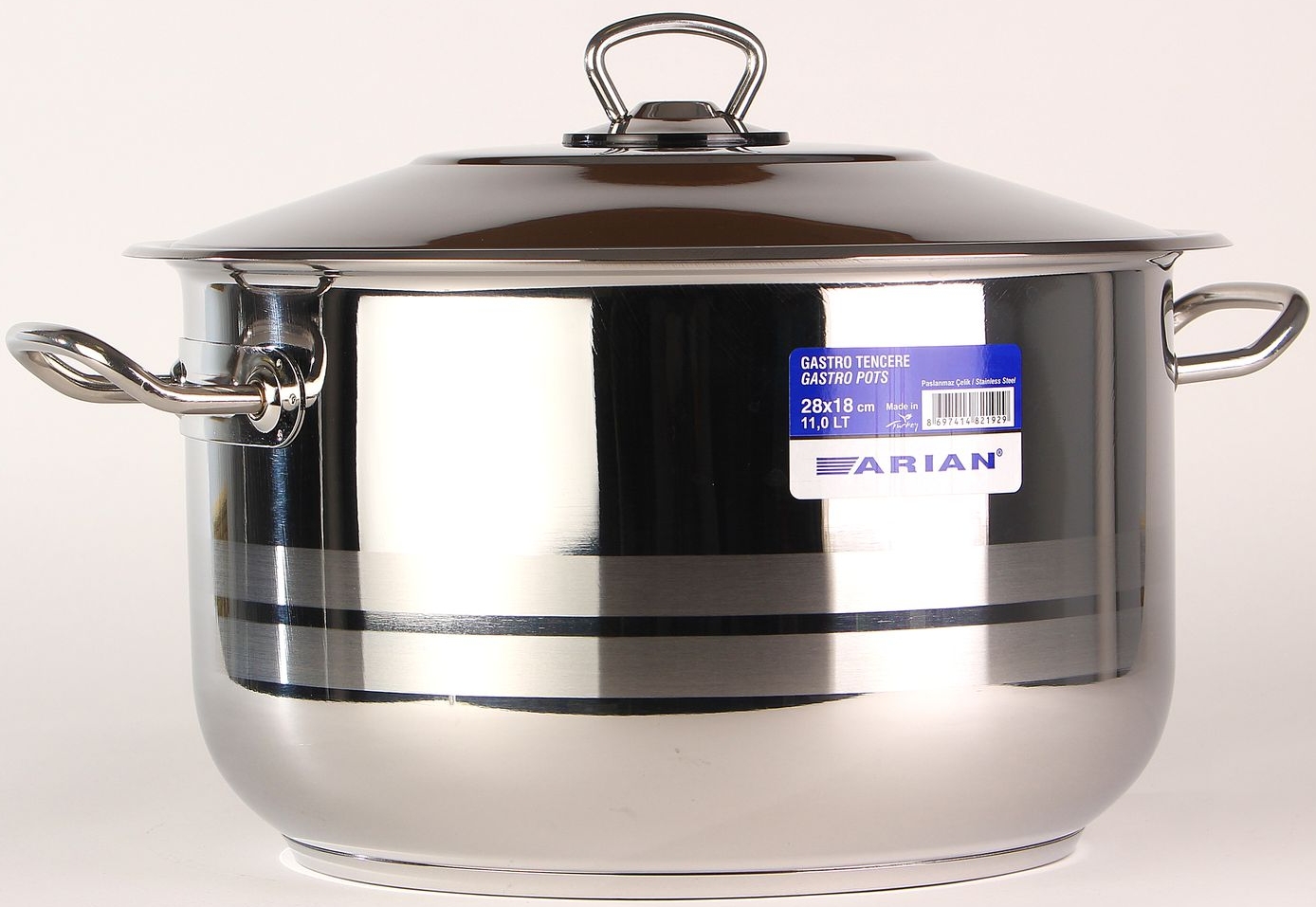

Кастрюля HASCEVHER 13,5л 36х14 дно d27,5см