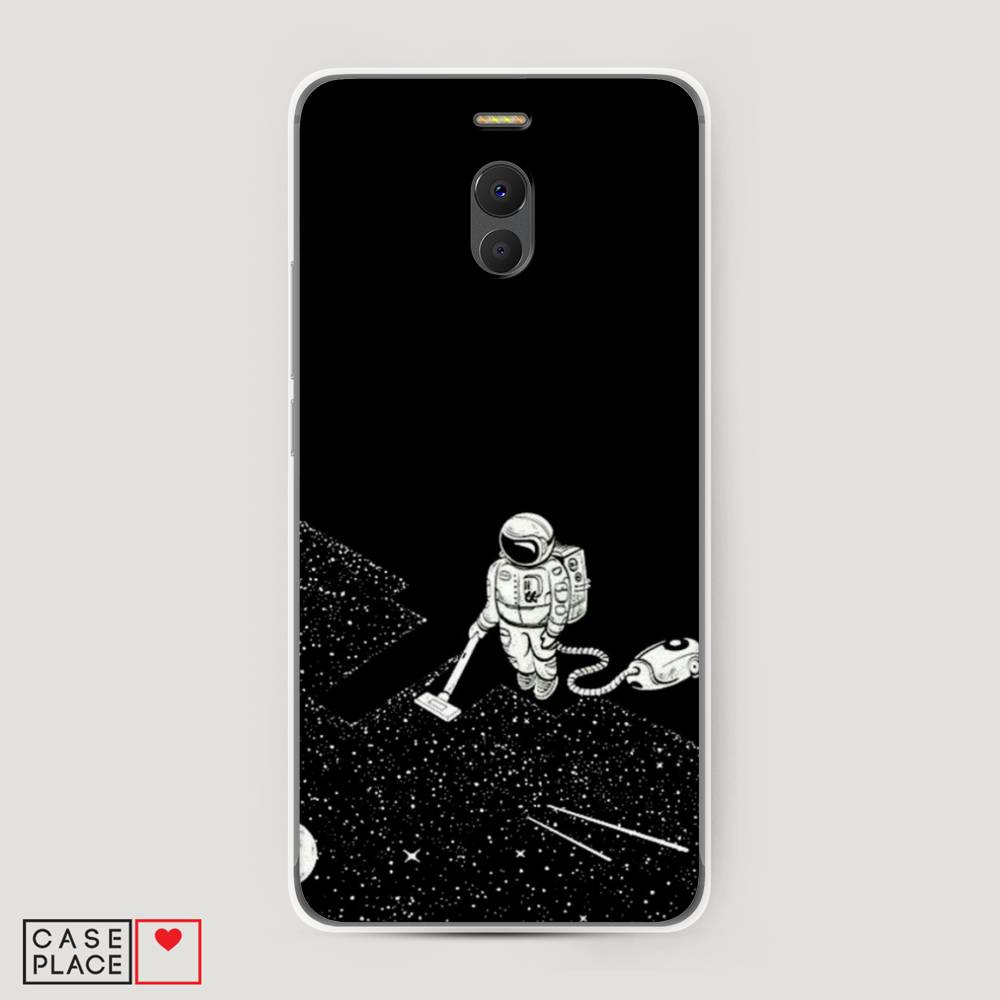 фото Чехол awog "космонавт с пылесосом" для meizu m6 note