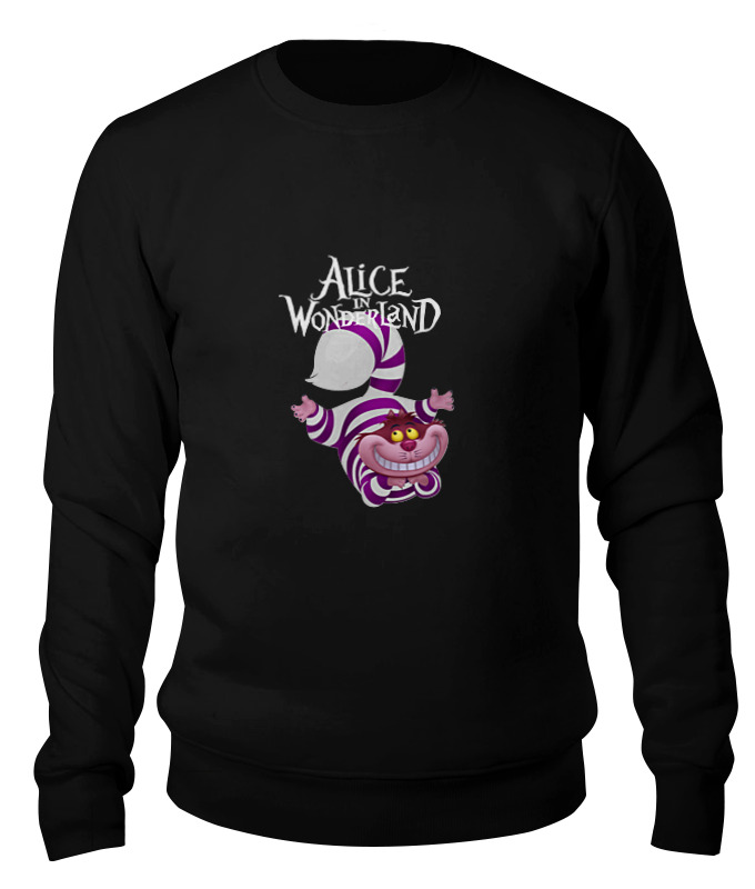 

Свитшот унисекс Printio Alice in wonderland черный L, Alice in wonderland