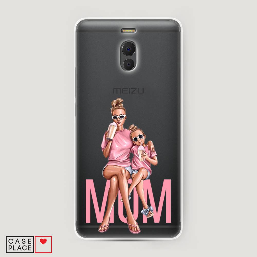 

Чехол Awog на Meizu M6 Note "Lovely mom", Синий;бежевый;розовый, 72150-7
