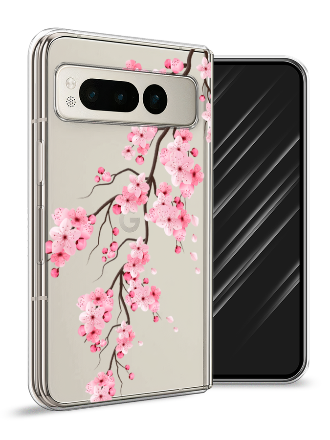 

Чехол Awog на Google Pixel Fold "Розовая сакура", Розовый;белый;коричневый, 271850-1