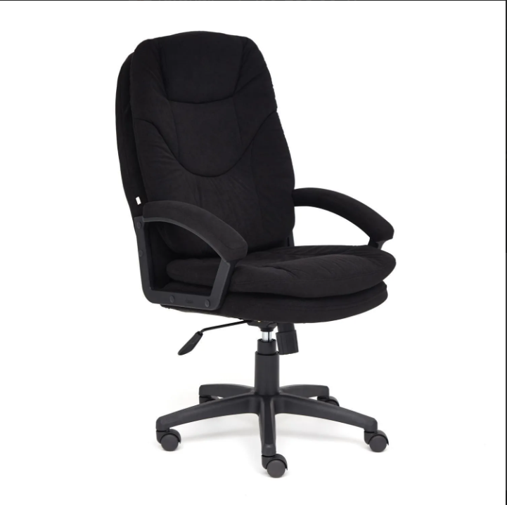 фото Кресло компьютерное comfort lt флок , черный tetchair