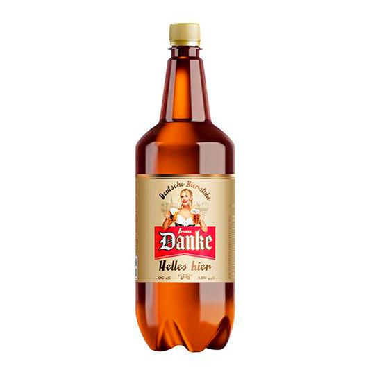 

Пиво Frau Danke светлое нефильтрованное пастеризованное 4,8% 1,2 л