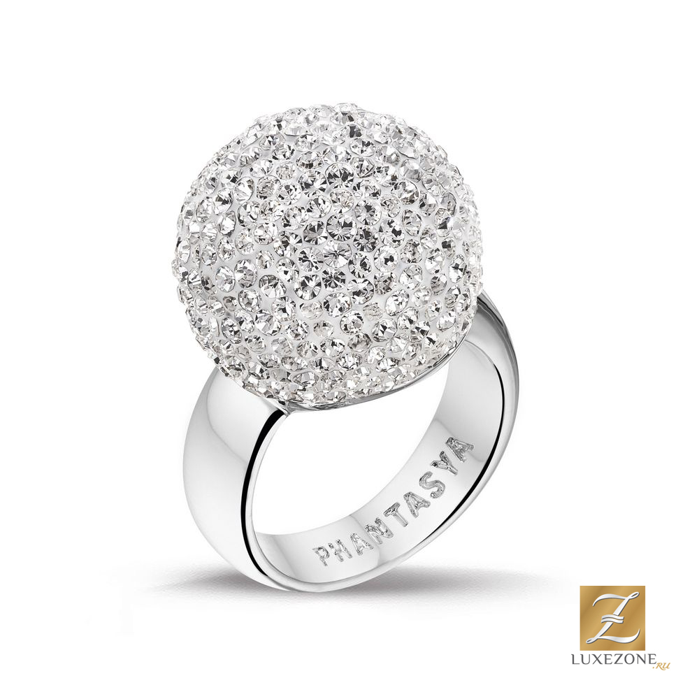 

Кольцо из стали р.  Phantasya 624 03 RH-56, swarovski, 624 03 RH-56