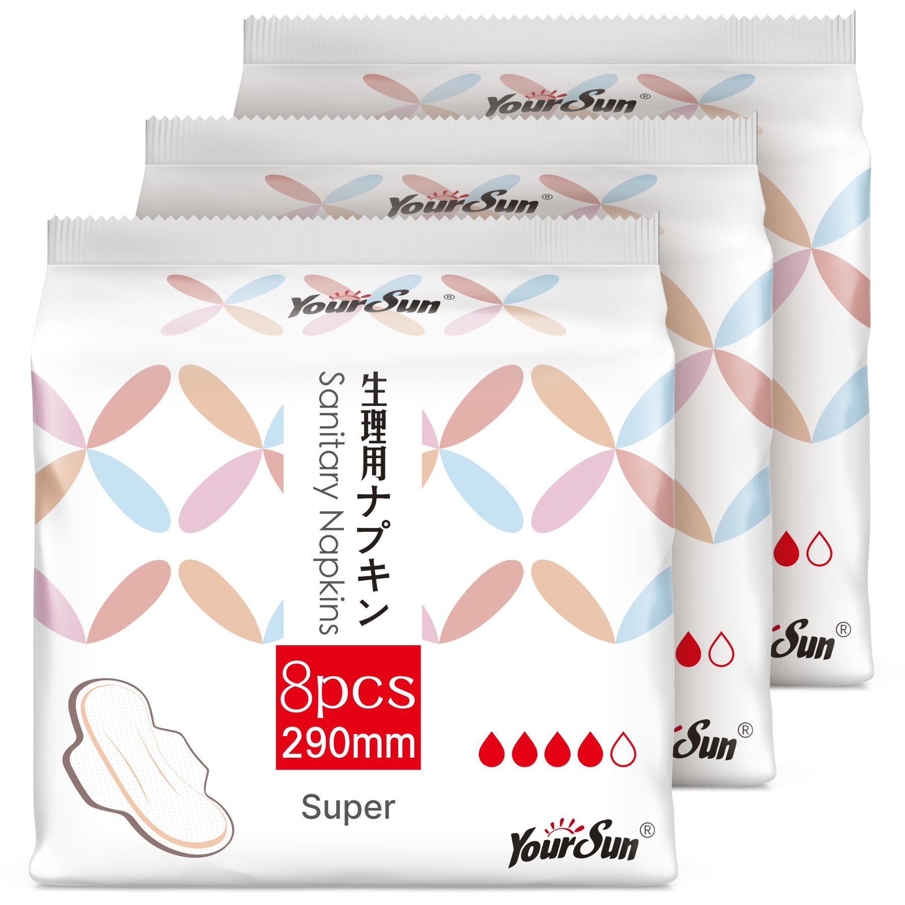 

Гигиенические прокладки YourSun Super 29 см 24 шт х 3 уп