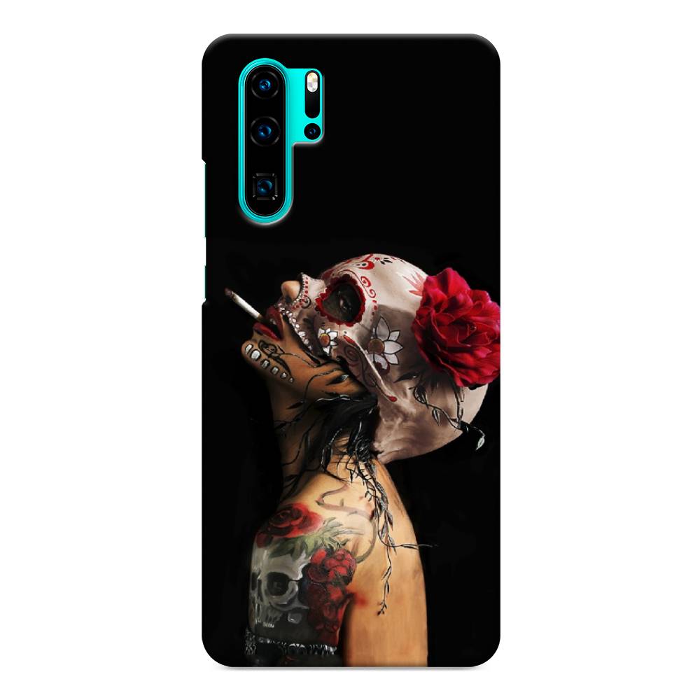 

Чехол Awog "Девушка с черепом" для Huawei P30 Pro, 67620-7
