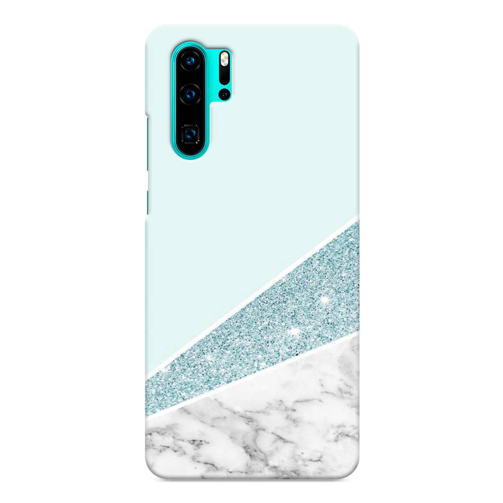 

Чехол Awog "Мрамор с голубыми блестками" для Huawei P30 Pro, 67620-2