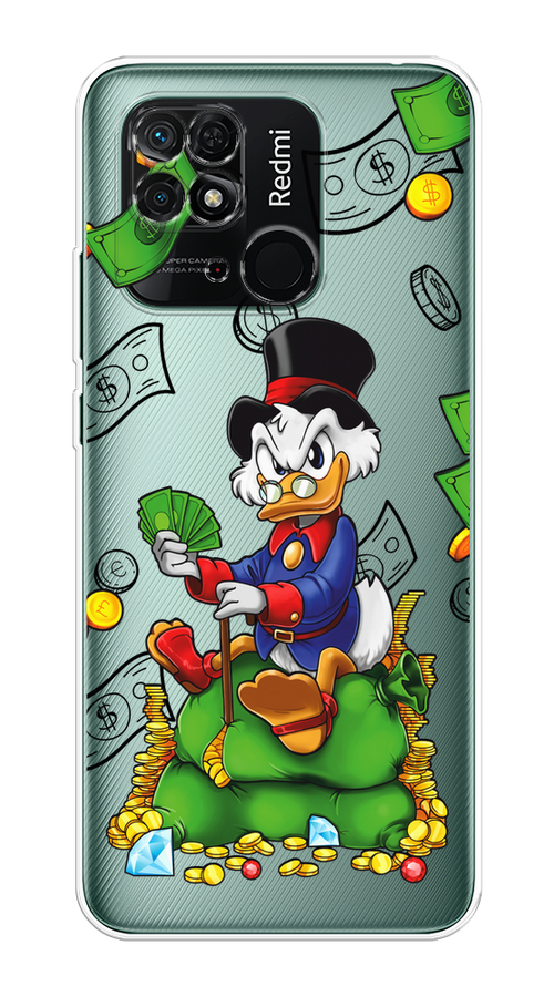 

Чехол Homey на Xiaomi Redmi 10C "Scrooge Richness", Черный;синий;зеленый, 313450-1